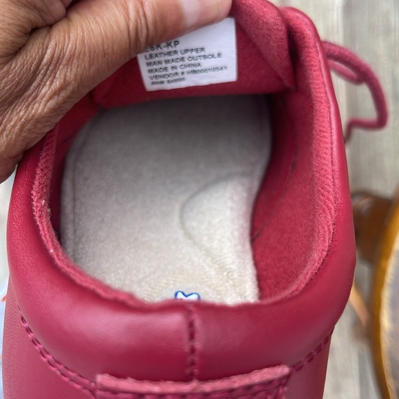 Dr Max Women’s Red Oxford Tie Leather Shoes size 7 - memory foam-Blair Haband - Picture 6 of 8